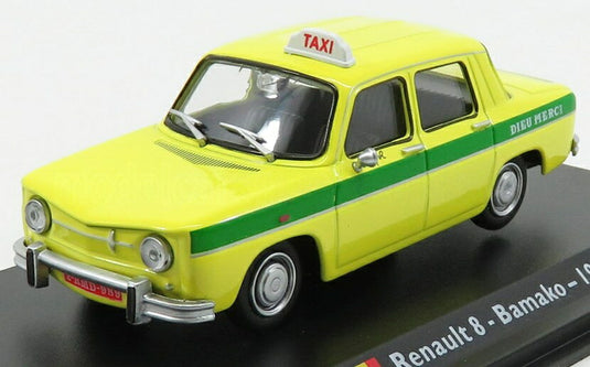 RENAULTルノー 8 タクシー バマコ 1970 イエローグリーン TAXI-COLLECTION-CENTAURIA / EDICOLA 1/43 ミニカー