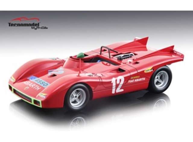 1971 Abarth 2000 SP Targa Florio #12 Taramazzo/Ostini, red/Tecnomodel 1/18ミニカー
