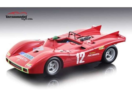 1971 Abarth 2000 SP Targa Florio #12 Taramazzo/Ostini, red/Tecnomodel 1/18ミニカー