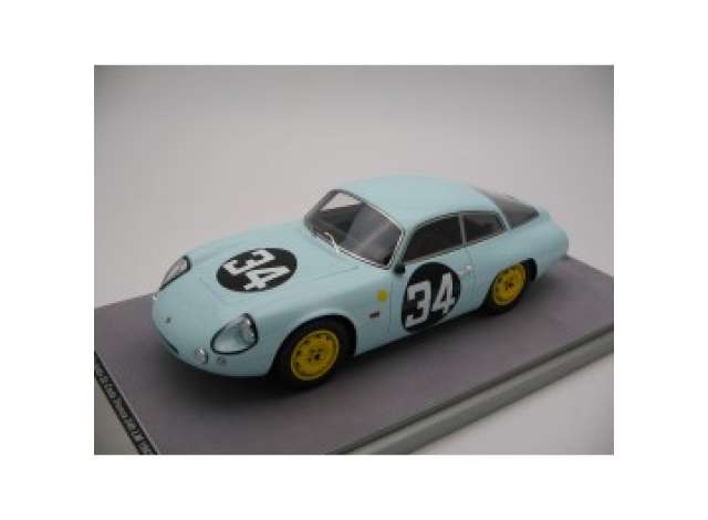 1963 Alfa Romeo SZ Coda Tronca #34 24h Le Mans, light blue/Tecnomodel 1/18ミニカー