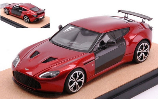 Aston Martinアストンマーティン V12 Zagatoザガート 2012 メタリックレッド/カーボン 限定10台 / Tecno 1/43 ミニカー