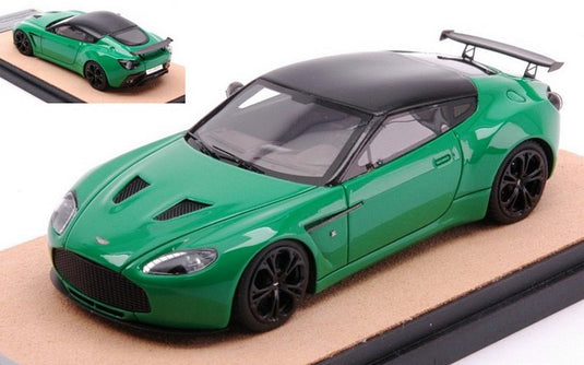 Aston Martinアストンマーティン V12 Zagatoザガート 2012 ブリリアントグリーン / Tecno 1/43 ミニカー