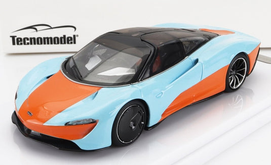 McLAREN SPEEDTAIL 2020 ブルーオレンジ 39台限定/ Tecno 1/43 ミニカー