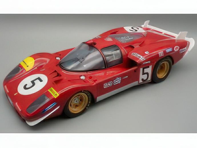 【予約】2025年発売予定FERRARI - 512S 5.0L V12 TEAM SEFAC SPA FERRARI N 5 24h LE MANS 1970 JACKY ICKX - PETER SCHETTY  RED/Tecno 1/12ミニカー