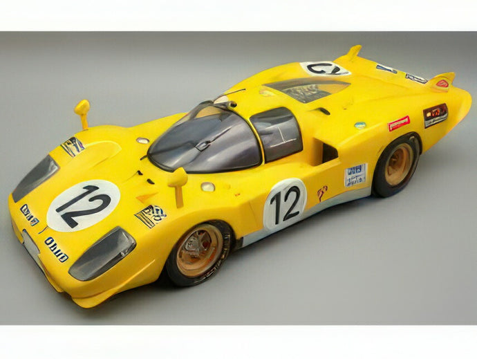 【予約】2025年発売予定FERRARI - 512S 5.0L V12 TEAM ECURIE FRANCORCHAMPS N 12 24h LE MANS 1970 HUGHES DE FIERLAND - ALISTAIR WALKER  YELLOW/Tecno 1/12ミニカー