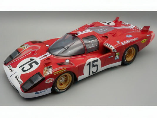 【予約】2025年発売予定FERRARI - 512S 5.0L V12 TEAM SCUDERIA FILIPINETTI N 15 24h LE MANS 1970 MIKE PARKES - HERBERT MULLER  RED/Tecno 1/12ミニカー