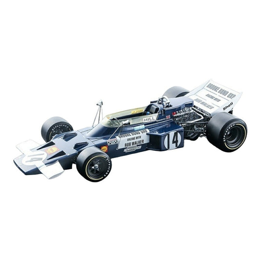 【予約】2026年発売予定 Lotusロータス F1 72 #14 メキシコGP 1970 Graham Hill ダークブルー ホワイト 限定版 / Tecno 1/12 ミニカー