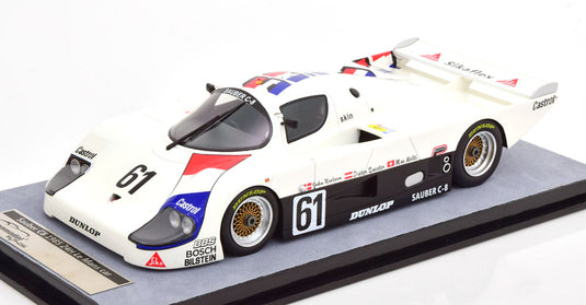 Sauber C8 No.61 24時間ルマン Quester/Nielsen/Welti 1985 限定130個/ Tecnomodel 1/18 ミニカー