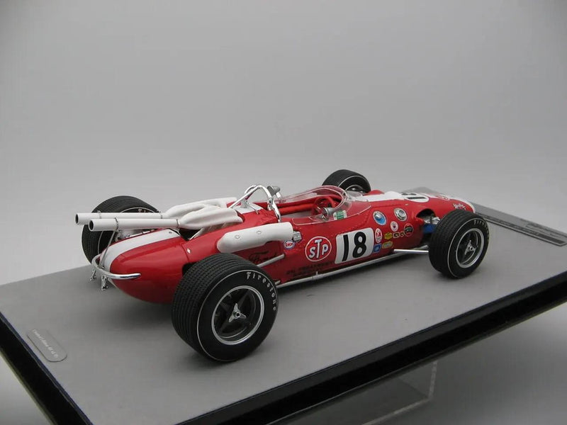 ギャラリービューアに画像をロードする, LOTUS 38  Indianapolis Race 1966 (A. Unser)/TECNOMODEL MYTHOS 1/18ミニカー
