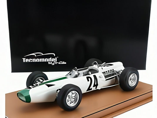 BRM F1 P261 N24 1965年 ベルギーGP B.ボンドゥラント ホワイト/グリーン/ TECNOMODEL 1/18 40台限定ミニカー