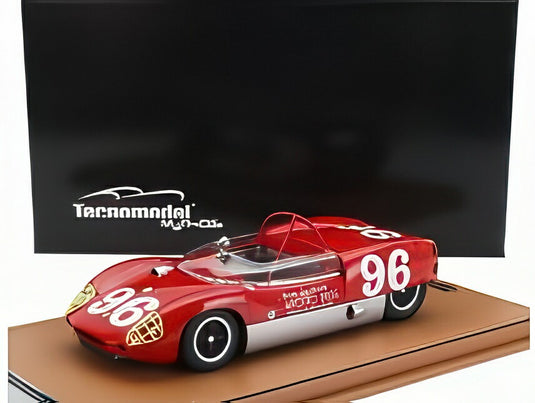 LOTUS 19 #96 デイトナ3時間 優勝 1962 ダンガーニー レッド/シルバー/ Tecno 1/18 100台限定ミニカー