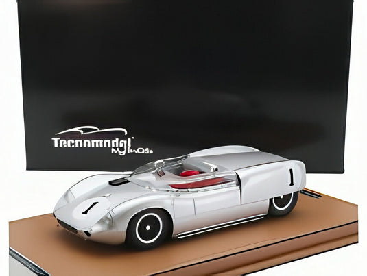 LOTUS 19 #1 カールスコーガ 優勝 1960 スターリングモス シルバー/ Tecno 1/18 60台限定ミニカー
