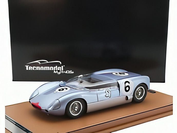LOTUS 19 #6 ナッソー 優勝 1962 イネスアイルランド ライトブルーメタリック/シルバー/ Tecno 1/18 60台限定ミニカー