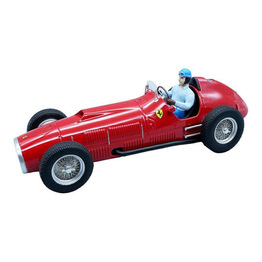 Ferrariフェラーリ 375 F1 インディ 1952 テスト アルベルト・アスカリ ドライバーフィギュア付き レッド / Tecno 1/18 ミニカー