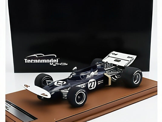 マーチ F1 711 N 27 スペインGP 1971 アンリ ペスカロロ ブルー/ TECNOMODEL 1/18 65台限定ミニカー