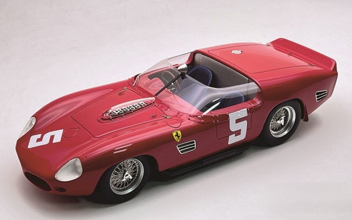 【予約】2026年発売予定FERRARI 250 TR61 3 0L V12 スパイダー チーム NART 5号車 1961年 1000km NURBURGRING 2位 P.RODRIGUEZ R.RODRIGUEZ レッド/ Tecno 1/18 ミニカー