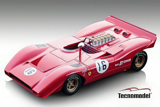 Ferrari 612 Can Am Watkins 1969 16 3位 Chris Amon/ Tecno 1/18