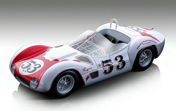 Maserati Birdcage Tipo 61 1960 優勝 Riverside Time GP 1960 Bill Krause/ Tecno 1/18