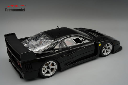 【予約】2025年発売予定FERRARI F40 LM PRESS VERSION 1996 WITH 5 SPOKE SILVER RIMS GLOSS BLACK/Tecno 1/18ミニカー