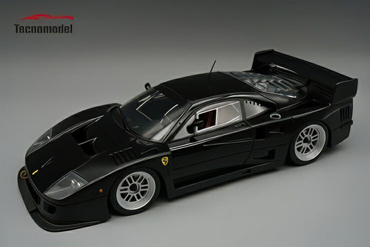 Ferrari F40 LM 1996 プレスバージョン グロスブラック Enkei シルバーリム/ Tecno 1/18