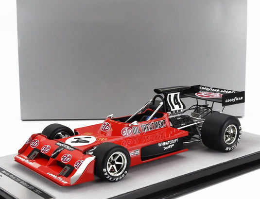 Marchマーチ F1 731 Fordフォード 1973 No.14 BritishイギリスGP Roger Williamsonロジャーウィリアムソン レッドブラック 60台限定 / Tecno 1/18 ミニカー