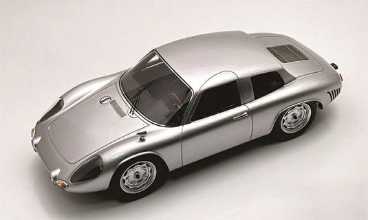 【予約】8-10月以降発売予定PORSCHE 356B CARRERA 2000 GS/GT 1963 シルバー / Tecno 1/18 ミニカー