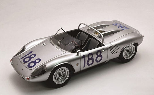 【予約】2026年発売予定PORSCHE 718 WRS スパイダー 188号車 1964年 TARGA FLORIO G.HILL J.BONNIER シルバー/ Tecno 1/18 ミニカー