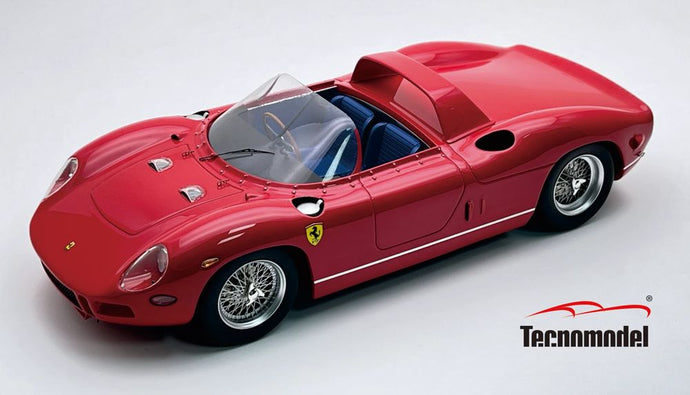 【予約】12月以降発売予定FERRARI 330P 4.0L V12 スパイダー プレスバージョン 1965 レッド/ TECNOMODEL 1/18 ミニカー