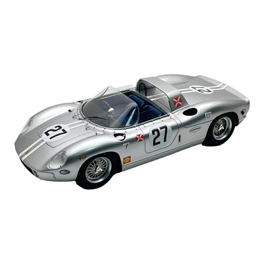 【予約】 フェラーリ 330P #27 セブリング12時間 1965 シルバー / Tecnomodel 1/18 ミニカー