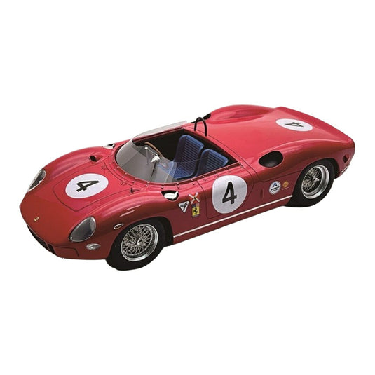 【予約】2026年発売予定 Ferrariフェラーリ 330P 4.0L V12 #4 チームN.A.R.T. カナダ モスポートGP 1964 Pedro Rodriguez レッド / Tecno 1/18 ミニカー