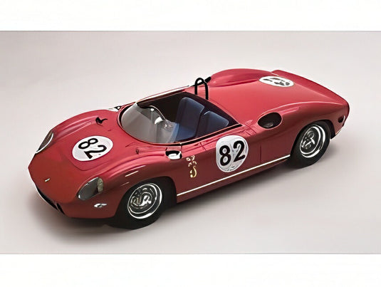 【予約】2026年発売予定FERRARI 330P 4.0L V12 NART No82 ブリッジハンプトン500km 1964 Jファルプ レッド/ TECNOMODEL 1/18 ミニカー