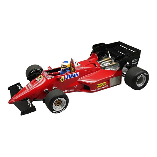 Ferrariフェラーリ 126 C4-M2 プレゼンテーション 1984 ミケーレアルボレート ドライバーフィギュア付 / TECNOMODEL 1/18 ミニカー