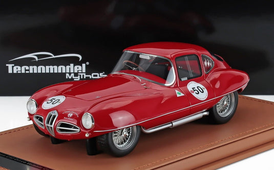 ALFA ROMEO C2 DISCO VOLANTE クーペ N50 ベテランカークラブ東京 ラフェスタミッレミリア 2004 ロッソアルファ レッド 35台限定/ Tecno 1/18 ミニカー