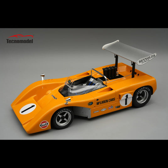 MCLAREN M8B Can Am ミシガン 3位 1969/ Tecno 1/18 ミニカー