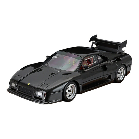 Ferrariフェラーリ 288 GTO Evoluzione 1985 ブラックメタリック シルバーホイール 20台限定 / Tecno 1/18 ミニカー
