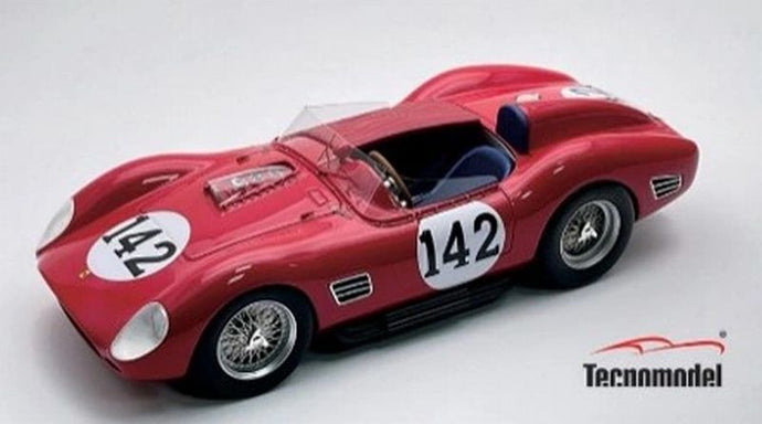 【予約】12月以降発売予定FERRARI ディーノ 196S 1984cc V6 スパイダー 142号車 タルガフローリオ 1959 ジュリオ・カビアンカ ジョルジョ・スカルラッティ レッド/ TECNOMODEL 1/18 ミニカー
