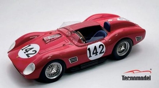 【予約】12月以降発売予定FERRARI ディーノ 196S 1984cc V6 スパイダー 142号車 タルガフローリオ 1959 ジュリオ・カビアンカ ジョルジョ・スカルラッティ レッド/ TECNOMODEL 1/18 ミニカー