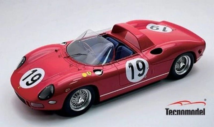 【予約】12月以降発売予定FERRARI ディーノ 196S 1984cc V6 スパイダー 23号車 ルマン24時間 1959 ジュリオ・カビアンカ ジョルジョ・スカルラッティ レッド/ TECNOMODEL 1/18 ミニカー