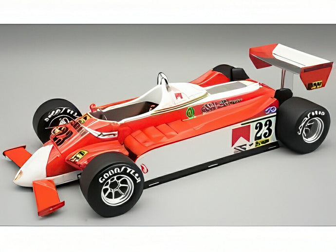 【予約】12月以降発売予定ALFA ROMEO F1 179 N23 モナコGP 1980 B.ジャコメリ ホワイトレッド/ TECNOMODEL 1/18 ミニカー