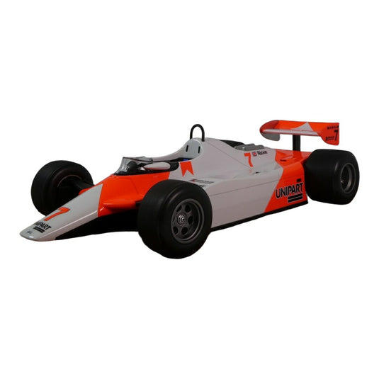 McLarenマクラーレン MP4/1B 1982 ホワイト/オレンジ #7 / Tecno 1/18 ミニカー
