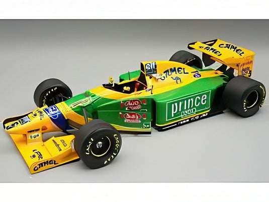 【予約】2026年発売予定BENETTON F1 B193B BENETTON FORD N5 1993年 ハンガリーGP M.シューマッハ イエロー/グリーン/ブルー/ TECNOMODEL 1/18 ミニカー