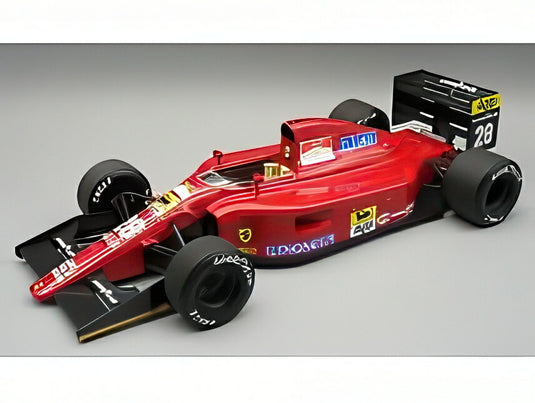 【予約】12月以降発売予定FERRARI F1 642 N28 ベルギーGP 1991 J.アレジ レッドブラック/ TECNOMODEL 1/18 ミニカー