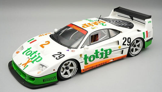 【予約】2026年発売予定Ferrariフェラーリ F40 コンペティツィオーネ チーム TOTIP N 29 24h ル マン 1994 M.デラノーチェ S.アンジェラストリ A.オ / TECNOMODEL 1/18 ミニカー