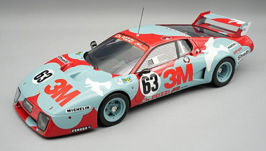 【予約】2026年発売予定Ferrariフェラーリ 512BB LM チーム JMS N 63 24h ル マン 1979 M.ルクレール C.バローレナ P.グレッグ ライトブルー レ / TECNOMODEL 1/18 ミニカー