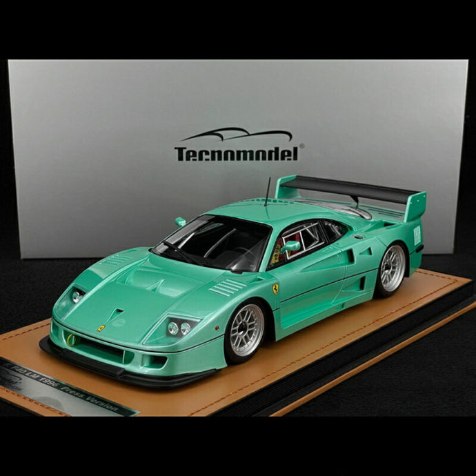 Ferrari F40 LM プレスバージョン 1996 ライトブルーメタリック/ Tecno 1/18 ミニカー
