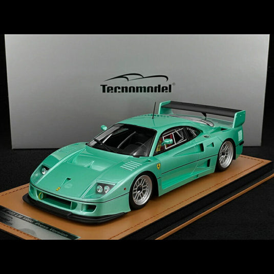 Ferrari F40 LM プレスバージョン 1996 ライトブルーメタリック/ Tecno 1/18 ミニカー
