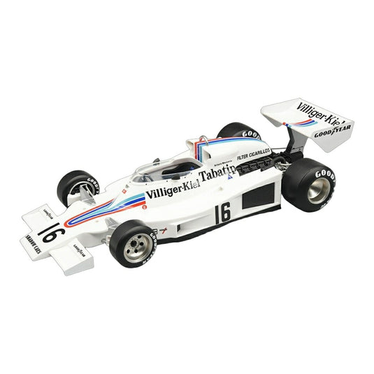 【予約】2026年発売予定 SHADOWシャドウ F1 DN8 1977 No.16 AUSTRIANオーストリア GP ARTURO MERZIARIOアルトゥーロメルツァーリオ W / Tecno 1/18 ミニカー