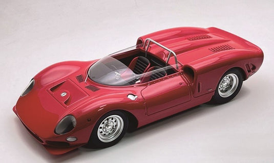 【予約】2026年発売予定FERRARI 365 P2 4 4L V12 スパイダー PRESS VERSION 1965 レッド/ Tecno 1/18 ミニカー