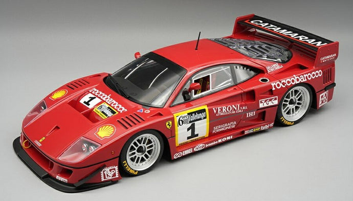【予約】2026年発売予定FERRARI F40 LM N1 バレルンガゴールドカップ6時間優勝 1996 ドメニコミモスキアッタレッラ ルチアーノデラノーチェ レッド/ Tecno 1/18 ミニカー