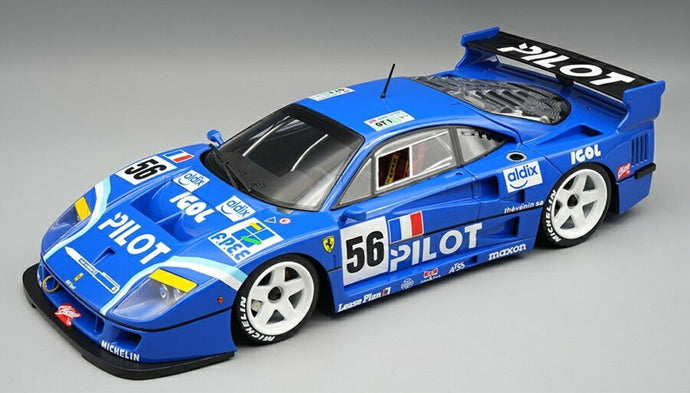 【予約】2026年発売予定FERRARI F40 LM N56 ルマン24時間 1996 ミシェルフェルテ オリヴィエテヴナン ニコラルボワセティエ ブルー/ Tecno 1/18 ミニカー